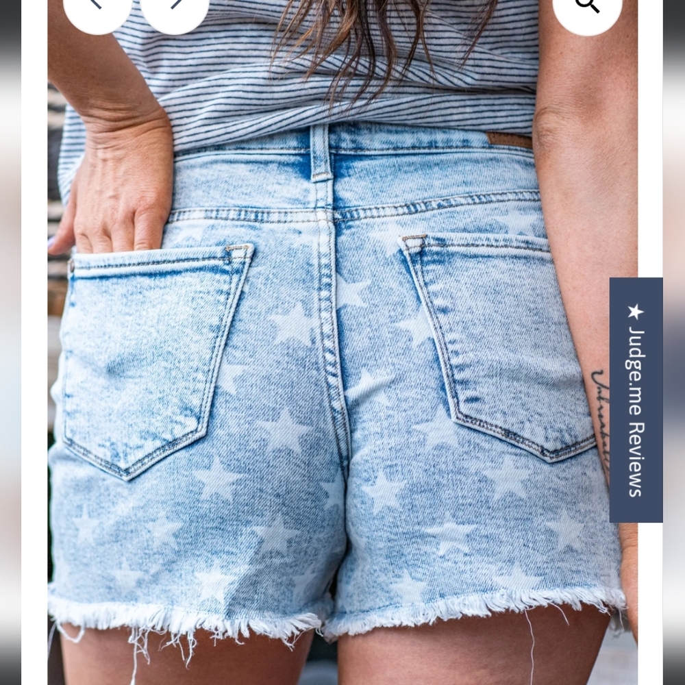 Judy Blue star shorts